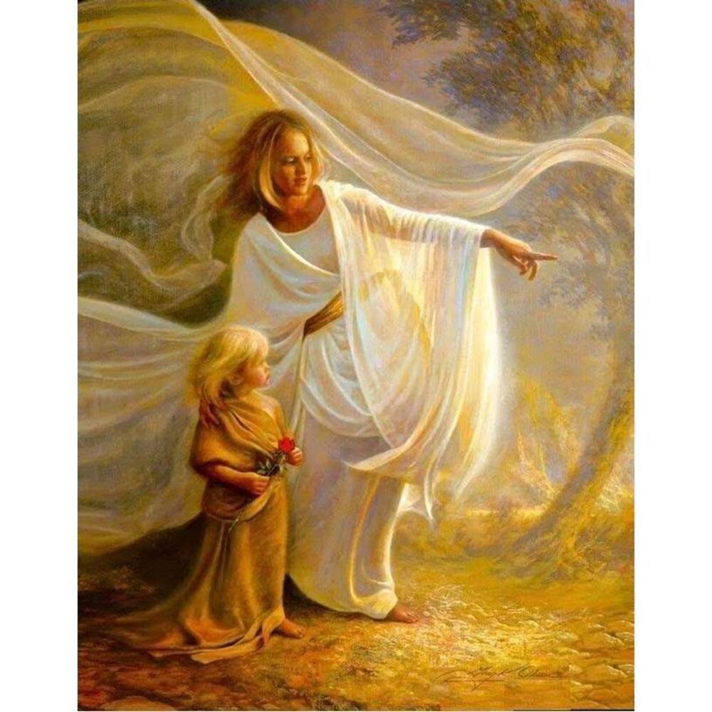 SunsOut NEW PUZZLE Heavenly Hands Art by Greg Olsen 550 Pieces 15.5"x18" Angel L